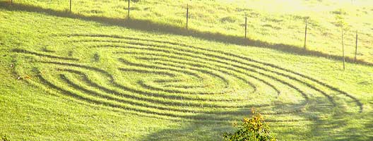 even Maleny's fabled Green Hills are decorated with unusual artistic flair